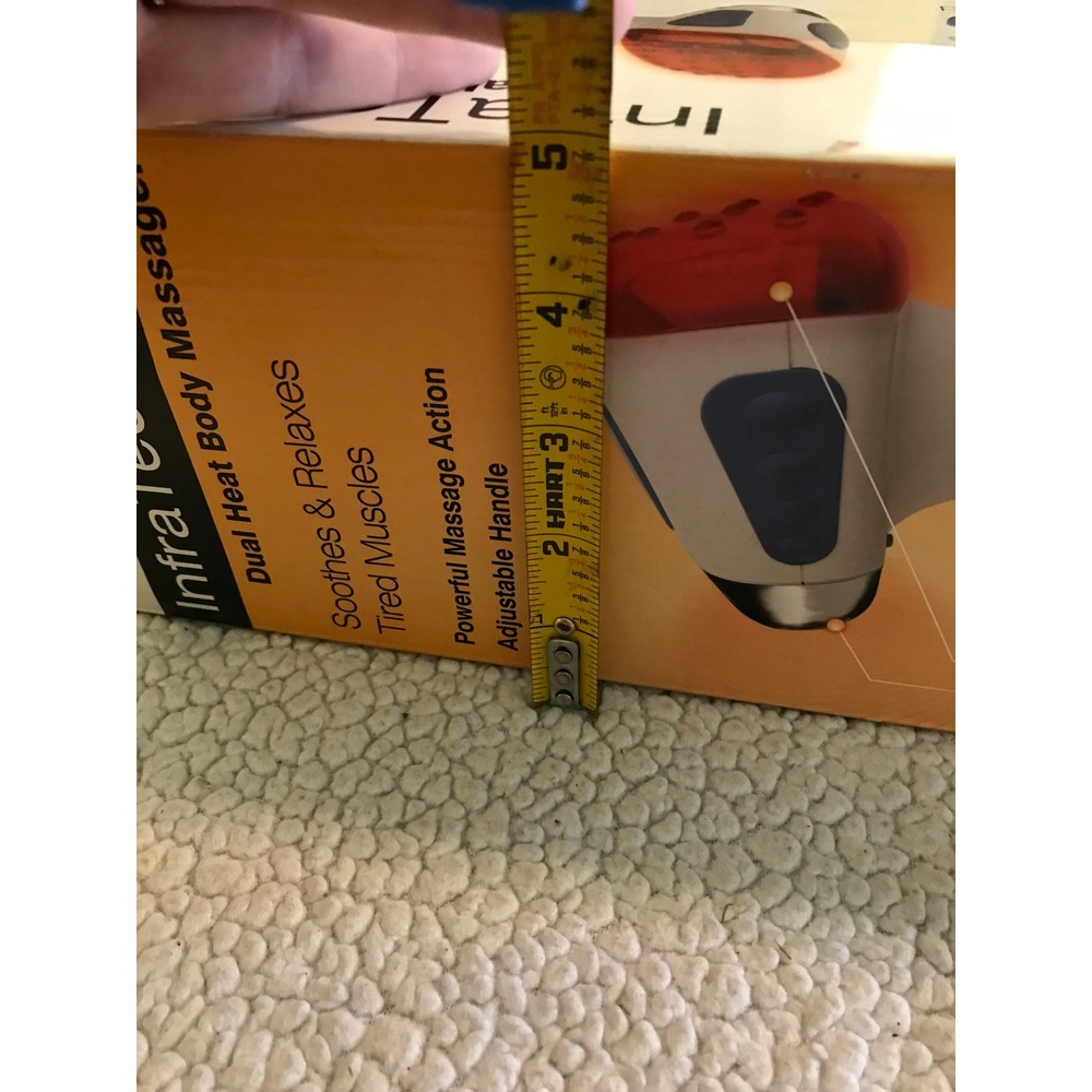 HoMedics InfraTech Max Dual Heat Body Massager IR-610 Handheld 6 Attachments - Picture 5 of 6